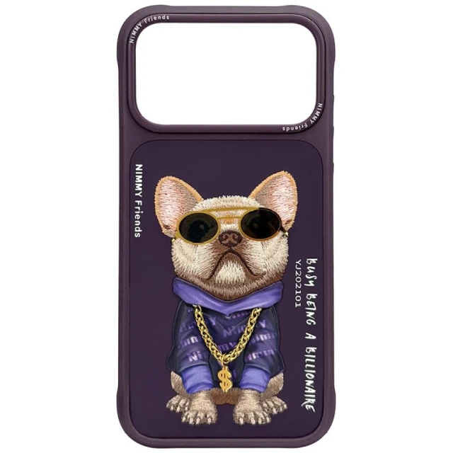 Чохол Nimmy Glasses Cool Dog для iPhone 18 Pro | 17 Pro Purple (N-YJ-IP18/17-PRO-01-A)
