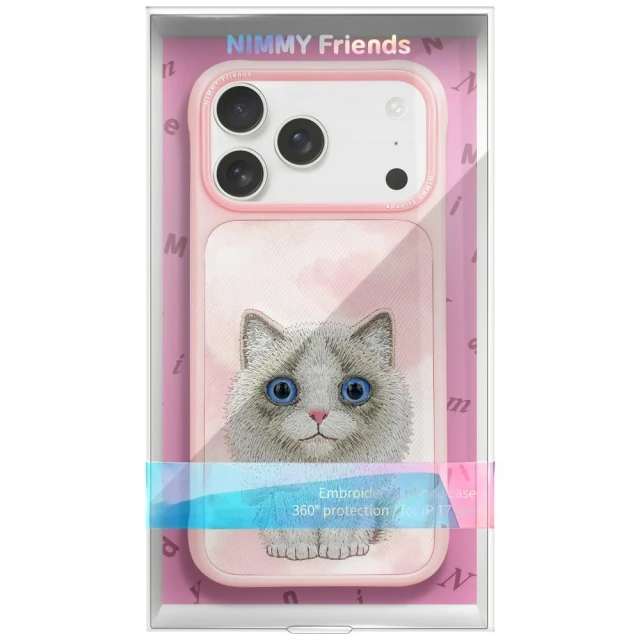 Чохол Nimmy Big Eyed Ragdoll для iPhone 18 Pro | 17 Pro Pink (N-XDY-IP18/17-PRO-07-D)