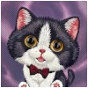 Чохол Nimmy Big Eyed Cream Cat для iPhone 18 Pro Max | 17 Pro Max Purple (N-XDY-IP18/17-PRO-MAX-039)