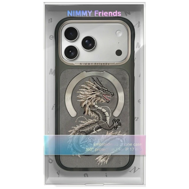 Чохол Nimmy Magnetic Fantasy Animal для iPhone 18 Pro | 17 Pro Grey (N-CXMHDW-IP18/17-PRO-06)