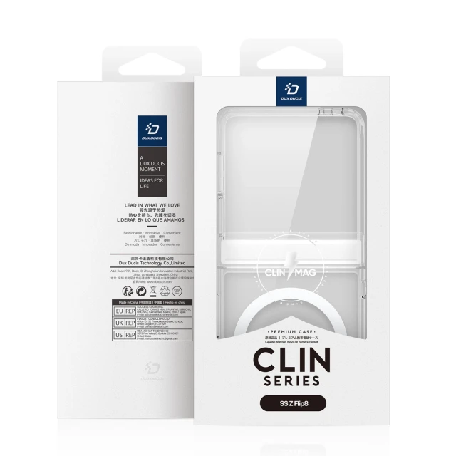 Чохол Dux Ducis Clin Mag для Samsung Galaxy Flip 8 Clear (6980053730328)