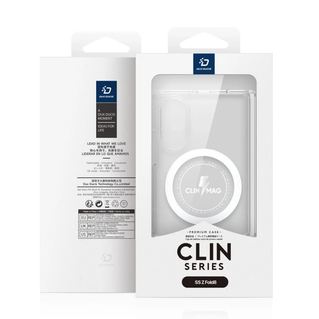 Чохол Dux Ducis Clin Mag для Samsung Galaxy Fold 8 Wide Clear (6980053730342)