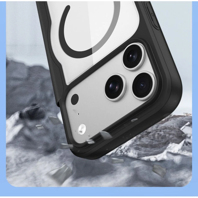 Чехол Dux Ducis Skin X Pro для iPhone 18 Pro | 17 Pro Navy with MagSafe (6980053732629)