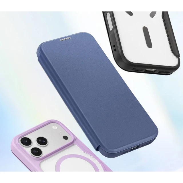 Чехол Dux Ducis Skin X Pro для iPhone 18 Pro | 17 Pro Navy with MagSafe (6980053732629)