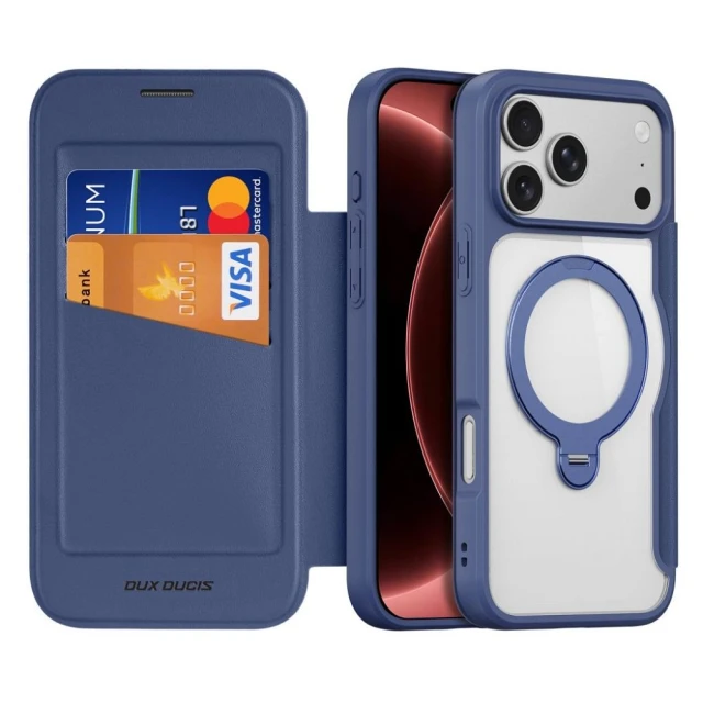 Чохол Dux Ducis Skin X Pro для iPhone 18 Pro Max | 17 Pro Max Navy with MagSafe (6980053732681)