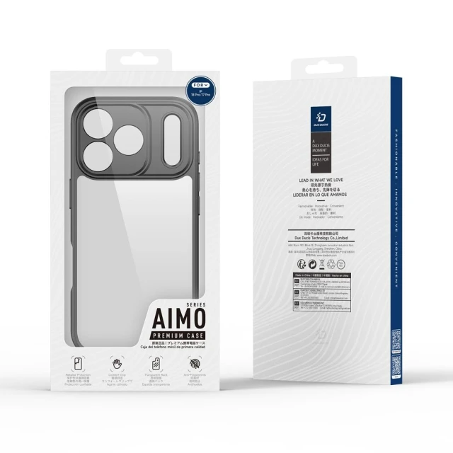 Чохол Dux Ducis Aimo для iPhone 17 Pro Black (6980053732735)
