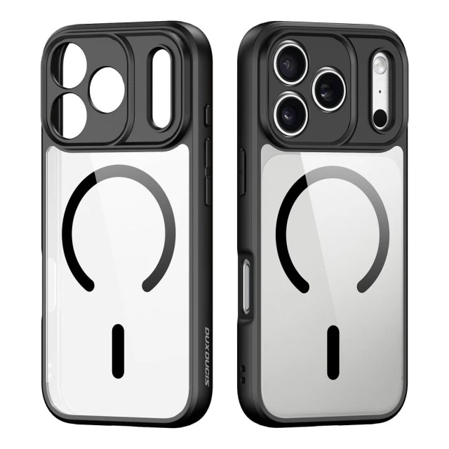 Чохол Dux Ducis Aimo Mag для iPhone 17 Pro Black with MagSafe (6980053732742)