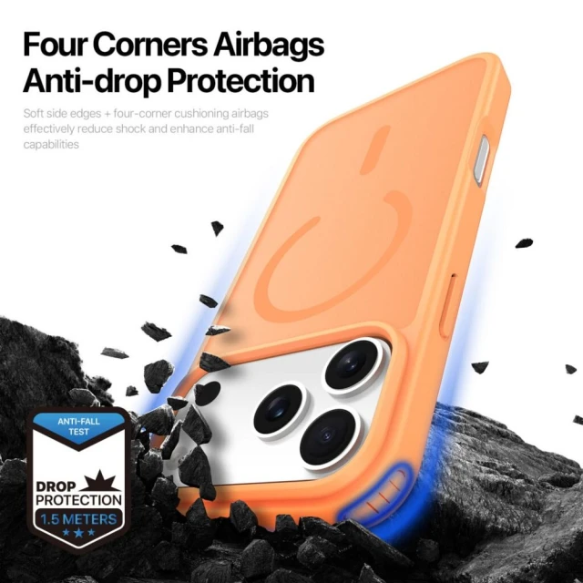 Чохол Dux Ducis Yind для iPhone 18 Pro Max | 17 Pro Max Orange with MagSafe (6980053732988)