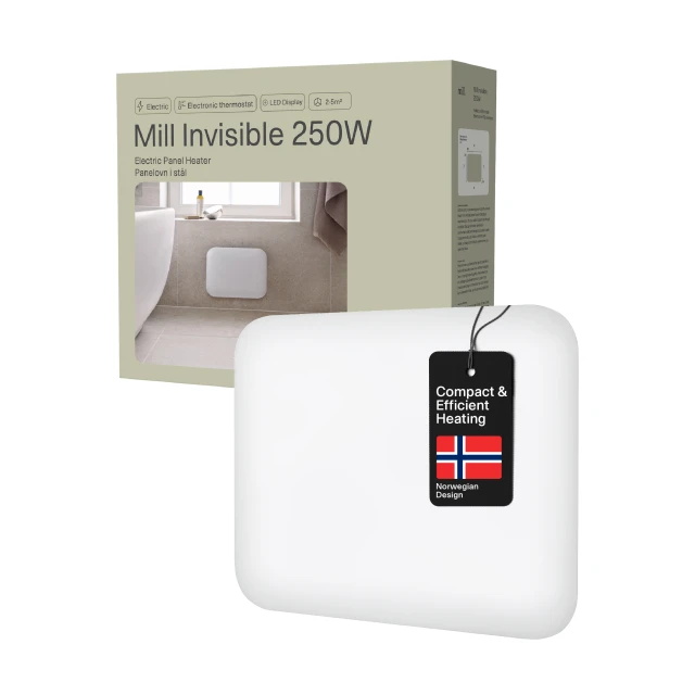 Панельний обігрівач Mill IB250 Steel 250 Вт White (7090019822710)