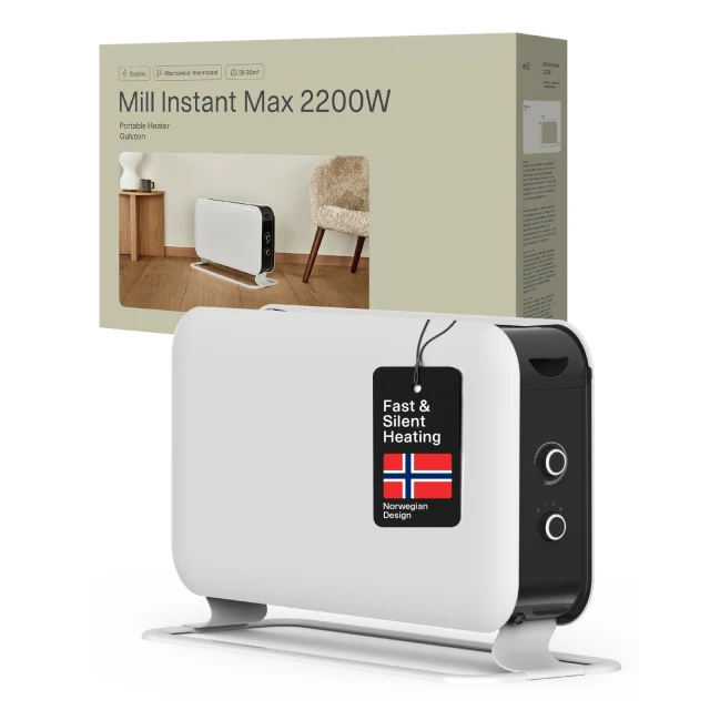 Конвектор Mill CO2200MECMAX 2200 Вт 3 рівні White (7090019823861)