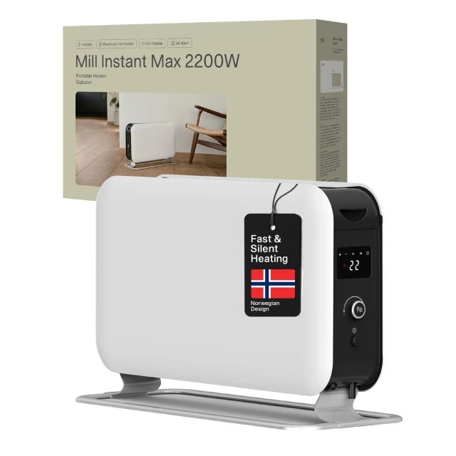 Конвектор Mill CO2200LEDMAX 2200 Вт 3 рівні White (7090019823878)
