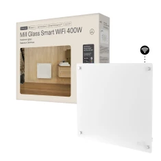 Панельний обігрівач Mill Glass GL400WIFI4 Wi-Fi 400 Вт White (7090019825100)