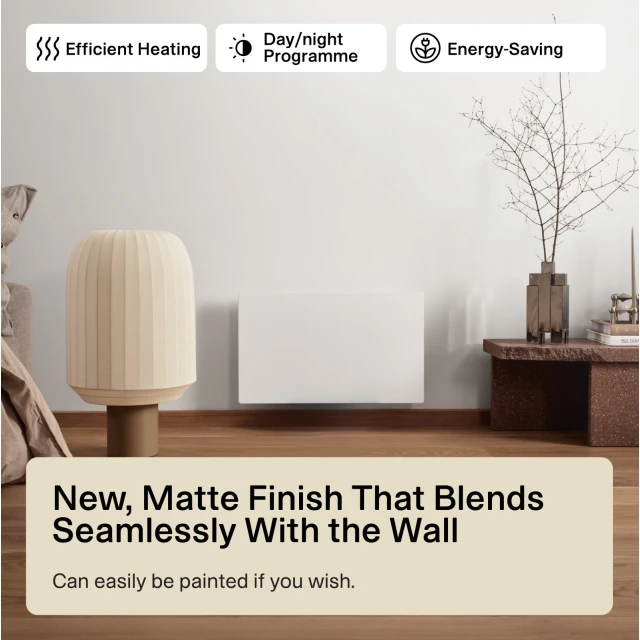 Панельний обігрівач Mill Color COLOR700DN 700 Вт 9–12 м² Matte White (7090019825995)