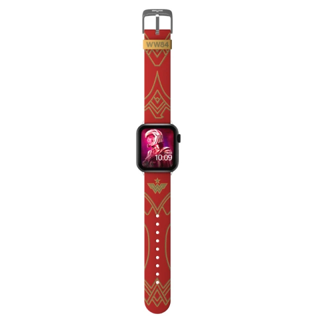 Универсальный ремешок MobyFox DC Comics для Apple Watch Wonder Woman 1984 Crimson Armor (ST-WNR22DCC2012)
