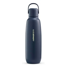 Пляшка для газованої води SodaStream Fizz & Go Cool 900 мл Stainless Steel Blue (7290119791316)