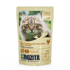 Вологий корм для котів BOZITA з куркою в соусі 85 г (7300330036131)