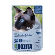 Вологий корм для котів BOZITA з оленем у желе 85 г (7300330036315)