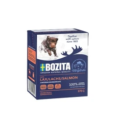 Вологий корм для собак BOZITA з лососем в желе 370 г (7300330042606)