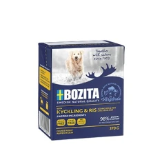 Вологий корм для собак BOZITA з куркою та рисом у желе 370 г (7300330042620)