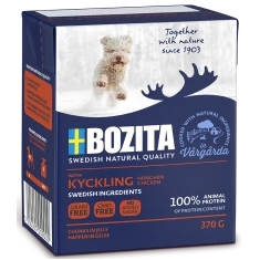 Вологий корм для цуценят BOZITA Junior з куркою в желе 370 г (7300330042651)