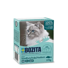 Вологий корм для котів BOZITA з тріскою в желе 370 г (7300330049100)