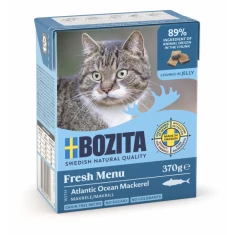 Вологий корм для котів BOZITA зі скумбрією в желе 370 г (7300330049117)