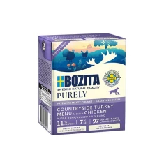 Вологий корм для цуценят BOZITA Purely з індичкою та куркою 370 г (7300330639011)
