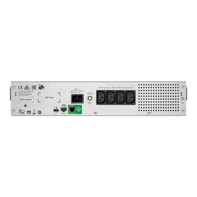 Джерело безперебійного живлення Schneider Electric APC Smart-UPS C SMC1000I-2UC Rackmount 2U (731304332930)