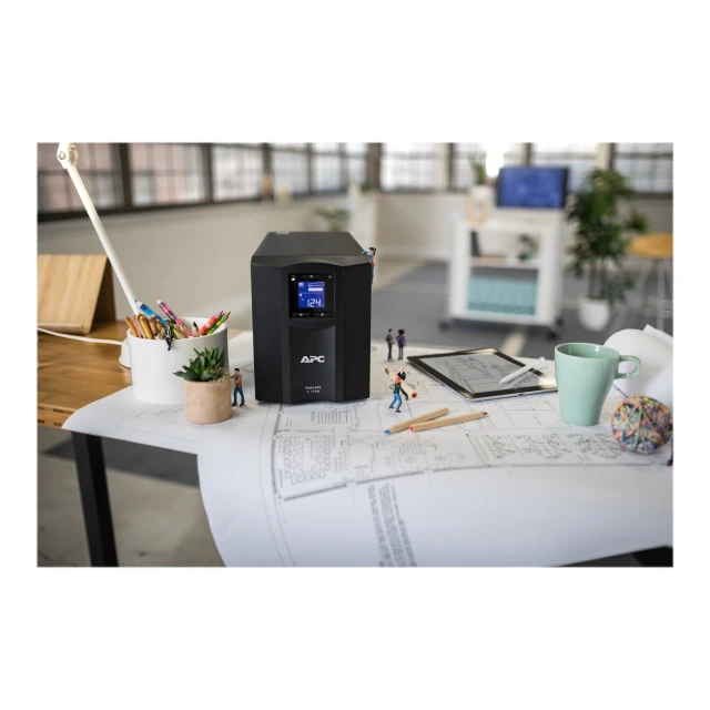 Джерело безперебійного живлення Schneider Electric APC Smart-UPS C SMC1500IC 1500 VA 900 Вт (731304332961)