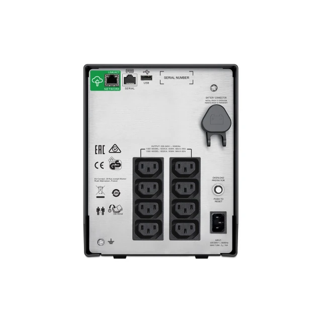 Джерело безперебійного живлення Schneider Electric APC Smart-UPS C SMC1500IC 1500 VA 900 Вт (731304332961)
