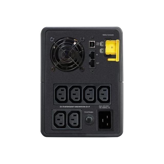 Джерело безперебійного живлення Schneider Electric APC Back-UPS BX2200MI 2200 VA 1200 Вт (731304410836)