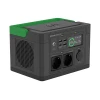Портативна зарядна станція APC OffGrid PPS330-GR 332 Wh 230V LCD 2 розетки Schuko 3 USB-A 1 USB-C бездротова зарядка (731304736875)