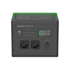 Портативна зарядна станція APC OffGrid PPS730-GR 738 Wh 230V LCD 2 розетки Schuko 3 USB-A 2 USB-C бездротова зарядка (731304736899)