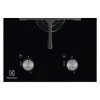 Газова варильна поверхня Electrolux EGC3322NVK 30 см 2 конфорки Black (7332543475971)