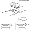 Керамічна варильна поверхня Electrolux LHR3233CK 30 см 2 конфорки Black (7332543982851)