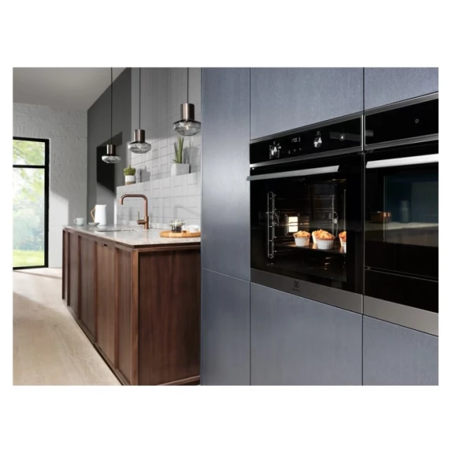 Електродуховка Electrolux EOD4P57H SteamBake 72 л піроліз Black (7332543997480)