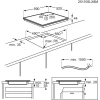 Індукційна варильна поверхня Electrolux EIV64453 60 см 4 конфорки PowerBoost Black (7333394032191)