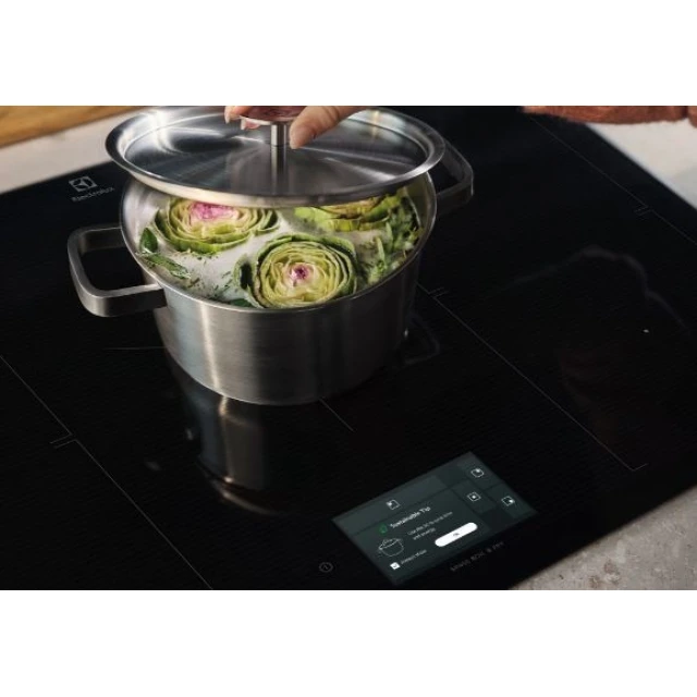 Індукційна варильна поверхня Electrolux EIS62453IZ SaphirMatt 60 см SenseBoil PowerBoost таймер Matte Black безрамкова (7333394049441)