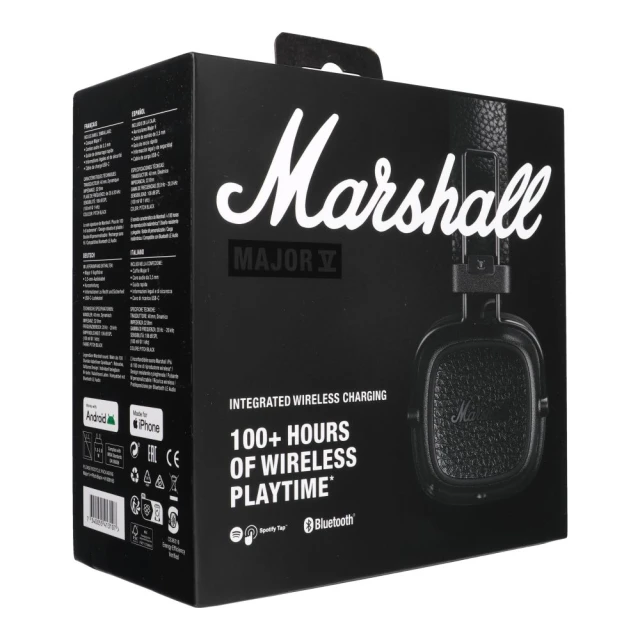 Навушники Marshall Major V бездротові Black (7340055413107)