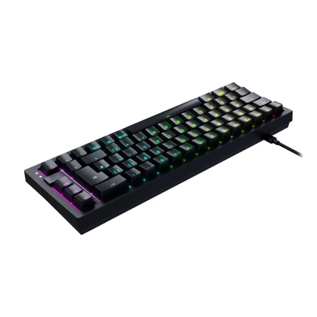 Клавіатура Cherry K5V2 Compact ігрова USB німецька розкладка Black (7340086914376)