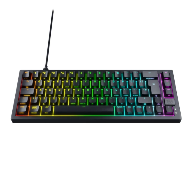 Клавіатура Cherry K5V2 Compact ігрова USB німецька розкладка Black (7340086914376)