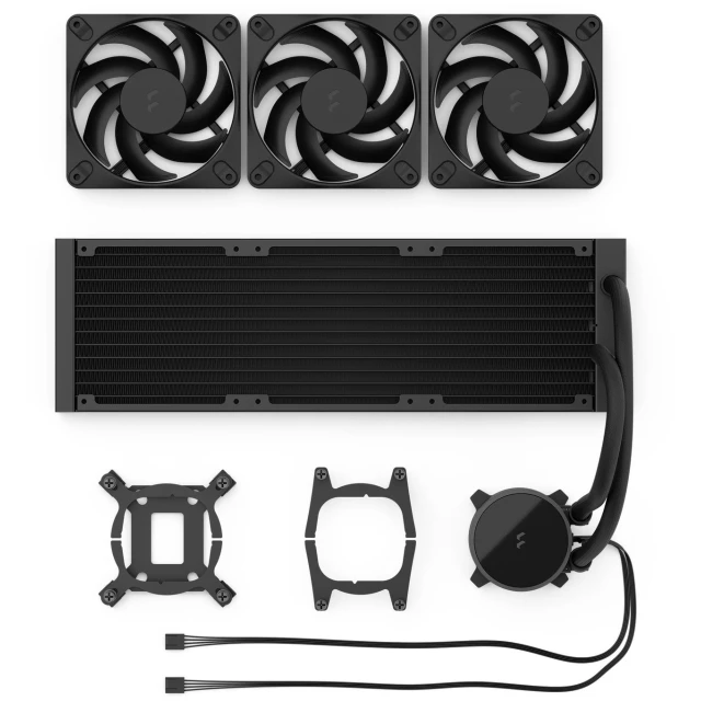 Система жидкостного охлаждения Fractal Design Radius 360 Black (7340172714651)