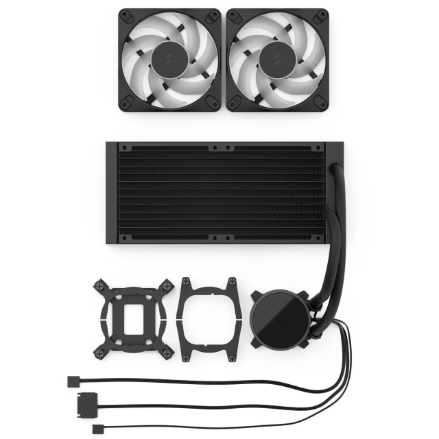 Рідинне охолодження Fractal Design Radius 240 RGB Black (7340172714668)