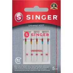 Голки універсальні для тканин Singer 5 шт (7393033107345)