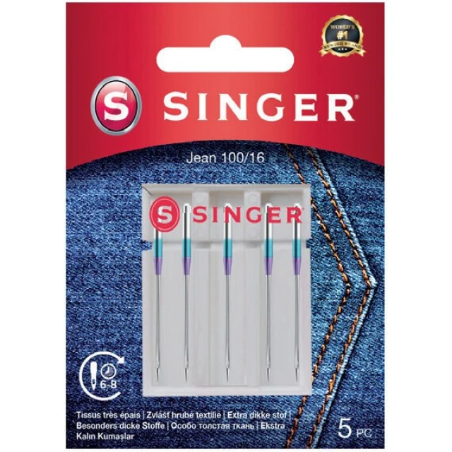 Голки для джинсу Singer 100/16 5 шт (7393033107444)