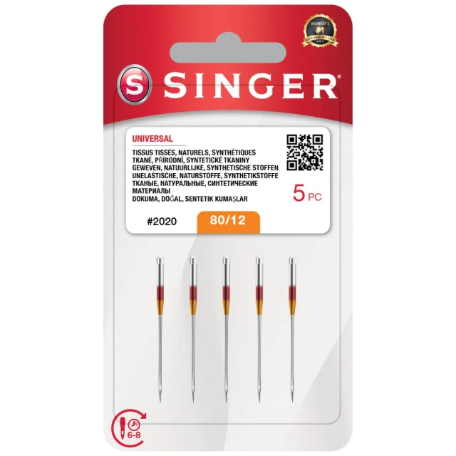 Голка для швейної машини Singer 2020 SZ12 10 шт (7393033108441)