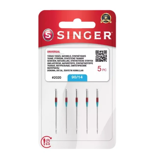 Голка для швейної машини Singer 2020 SZ14 5 шт (7393033109578)