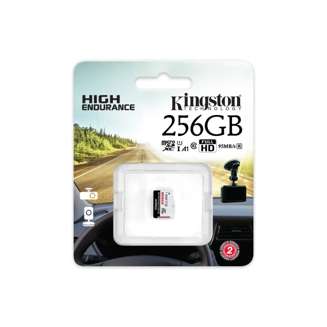Карта пам'яті Kingston microSD Endurance 256 ГБ Class 10 UHS-I (SDCE/256GB)