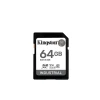 Карта пам'яті Kingston SD 64 GB Class 10 UHS-I U3 V30 A1 (740617335453)