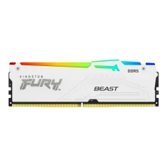 Модуль пам'яті Kingston FURY Beast RGB 32 ГБ DDR5 6000 МГц CL30 DIMM EXPO White (740617343304)